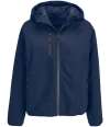 04450 Lds Falcon Pad. SOL'S Ladies Falcon Padded Soft Shell Jacket Abyss Blue colour image